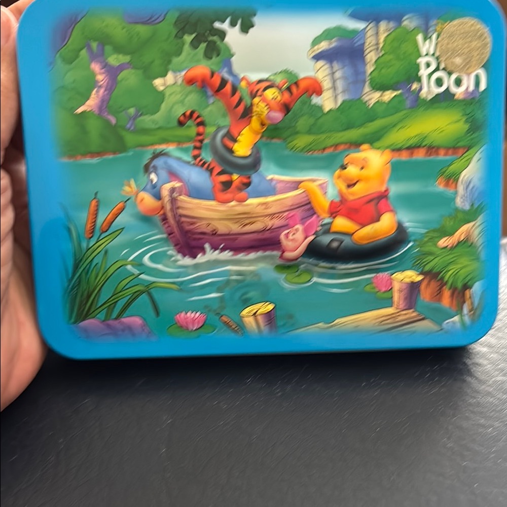 Disney Blue Puzzle Set with Tigger and Pooh playing cards 2 decks